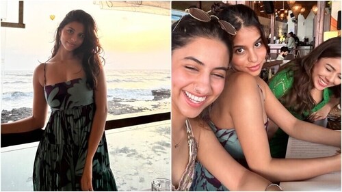 Suhana Khan holidays in Goa with her cousin Alia Chhiba. (Instagram) Suhana Khan holidays in Goa with her cousin Alia Chhiba. (Instagram)