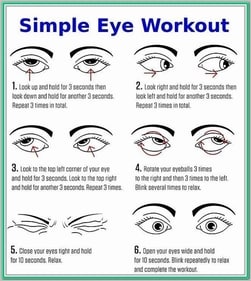 Simple yet effective exercises to keep your eyes healthy and flu-free. (Twitter/Central American Art) Simple yet effective exercises to keep your eyes healthy and flu-free. (Twitter/Central American Art)
