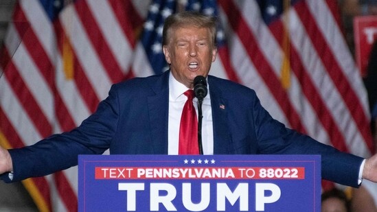 Donald Trump Indictment: Donald Trump is seen. (AFP)
