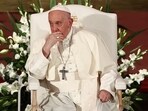 Pope Francis attends the Vespers with members of the clergy at the Mosteiro dos Jeronimos (Jeronimos Monastery) during his apostolic journey to Portugal on the occasion of the XXXVII World Youth Day, in Lisbon, Portugal, August 2. 