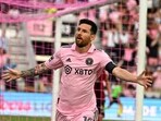 Inter Miami's Argentine forward Lionel Messi Inter Miami's Argentine forward Lionel Messi