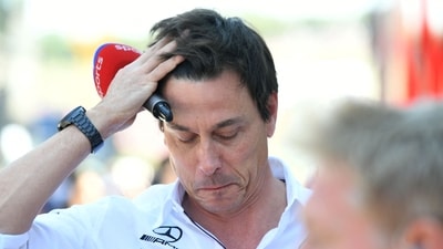 Mercedes' Austrian team chief Toto Wolff is pictured at the Hungaroring race track in Mogyorod near Budapest on July 22, 2023 (AFP) Mercedes' Austrian team chief Toto Wolff is pictured at the Hungaroring race track in Mogyorod near Budapest on July 22, 2023 (AFP)