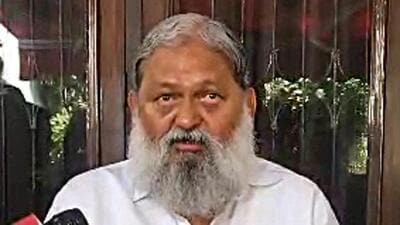 Ambala, Aug 02 (ANI): Haryana Home Minister Anil Vij speaks to the media regarding the violence that occurred between two groups in Nuh, in Ambala on Wednesday. (ANI) Ambala, Aug 02 (ANI): Haryana Home Minister Anil Vij speaks to the media regarding the violence that occurred between two groups in Nuh, in Ambala on Wednesday. (ANI)