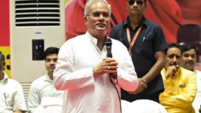 Chhattisgarh chief minister Bhupesh Baghel (Twitter/@ChhattisgarhCMO) Chhattisgarh chief minister Bhupesh Baghel (Twitter/@ChhattisgarhCMO)