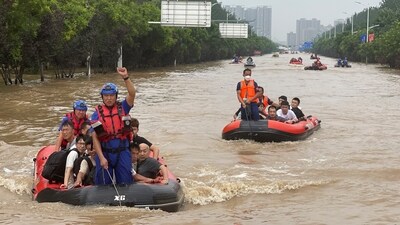 President Xi Jinping on Tuesday called for "every effort" to rescue those "lost or trapped" by the storm. (AP)