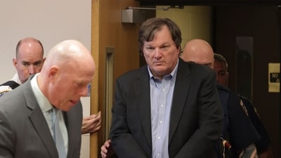 Alleged Gilgo Beach serial killer Rex Heuermann appeared in a Long Island courtroom on Tuesday, August 1, and was seen giving off a cold stare (AP Photo/John Minchillo) (AP) Alleged Gilgo Beach serial killer Rex Heuermann appeared in a Long Island courtroom on Tuesday, August 1, and was seen giving off a cold stare (AP Photo/John Minchillo) (AP)