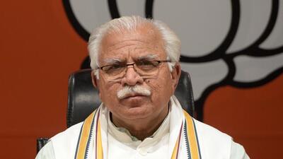 Haryana chief minister Manohar Lal Khattar. (HT PHOTO) Haryana chief minister Manohar Lal Khattar. (HT PHOTO)