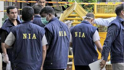 NIA teams raided seven locations across Kashmir in connection with the NGO terror funding case. (HT File)