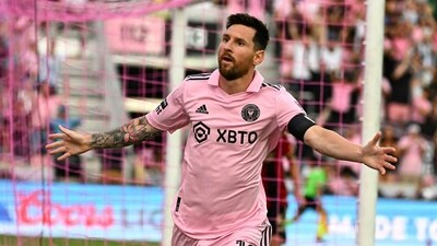 Inter Miami's Argentine forward Lionel Messi (AFP)