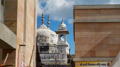 The PIL sought directions to the state government and the district administration to seal the entire Gyanvapi mosque so that “no damage can be done by non-Hindus to Hindu sign or symbol which were found during an earlier survey”. (File photo) The PIL sought directions to the state government and the district administration to seal the entire Gyanvapi mosque so that “no damage can be done by non-Hindus to Hindu sign or symbol which were found during an earlier survey”. (File photo)