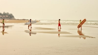 Feel the adrenaline rush: If your friend is an adrenaline junkie that lives for adventure, there is no better place to plan a trip than Goa, where there are sunny beaches with thrilling water activities. The city offers jet skiing, windsurfing, parasailing and sailing through the backwaters on a motorboat. You and your friend can make exciting memories by taking part in activities like exploring Divar and Vanxim islands on electric bikes while indulging in fishing and crab-catching activities. Once tired and looking for relaxation, unwind with a drink at famous beaches like Calangute, Candolim and Anjuna and watch the sunset and waves. (Unsplash) Feel the adrenaline rush: If your friend is an adrenaline junkie that lives for adventure, there is no better place to plan a trip than Goa, where there are sunny beaches with thrilling water activities. The city offers jet skiing, windsurfing, parasailing and sailing through the backwaters on a motorboat. You and your friend can make exciting memories by taking part in activities like exploring Divar and Vanxim islands on electric bikes while indulging in fishing and crab-catching activities. Once tired and looking for relaxation, unwind with a drink at famous beaches like Calangute, Candolim and Anjuna and watch the sunset and waves. (Unsplash)