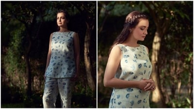 Dia Mirza is an absolute fashionista. The actor keeps slaying fashion goals like a pro with snippets from her fashion diaries on her Instagram profile on a regular basis. Dia believes in mindful fashion. The actor keeps advocating the importance of sustainable fashion and being mindful of the environment. A day back, the actor shared a slew of pictures of herself in a stunning ensemble. (Instagram/@diamirzaofficial) Dia Mirza is an absolute fashionista. The actor keeps slaying fashion goals like a pro with snippets from her fashion diaries on her Instagram profile on a regular basis. Dia believes in mindful fashion. The actor keeps advocating the importance of sustainable fashion and being mindful of the environment. A day back, the actor shared a slew of pictures of herself in a stunning ensemble. (Instagram/@diamirzaofficial)