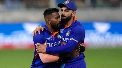 Hardik Pandya had a pep talk with Virat Kohli in the lead-up the 3rd ODI (AP)