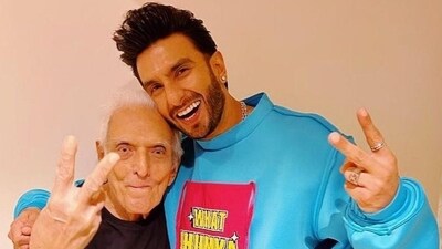 Ranveer Singh shared a picture with his Nana on Instagram.