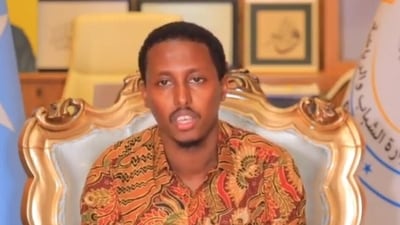 Minister of youth and sports Mohamed Barre Mohamud. (Twitter) Minister of youth and sports Mohamed Barre Mohamud. (Twitter)