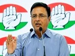 Congress general secretary and Rajya Sabha MP Randeep Singh Surjewala. (HT File Photo) Congress general secretary and Rajya Sabha MP Randeep Singh Surjewala. (HT File Photo)