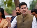 AAP MP Raghav Chadha. AAP MP Raghav Chadha.