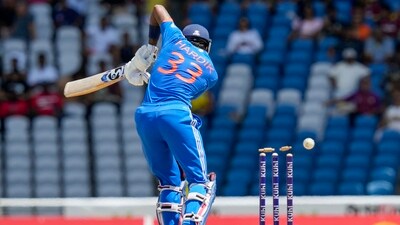 Holder's wicket maiden over in the 16th definitely changed the game in the West Indies' favour. (AP) Holder's wicket maiden over in the 16th definitely changed the game in the West Indies' favour. (AP)