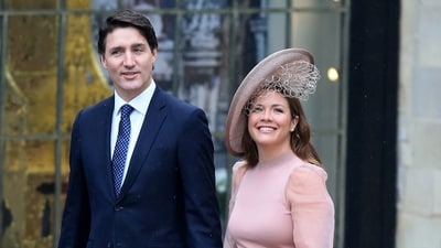 Canadian Prime minister Justin Trudeau and wife Sophie Trudeau. (Reuters)