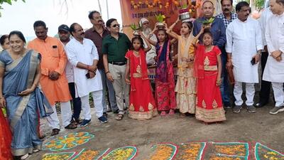 Chief minister Shivraj Singh Chouhan announced the plan to construct the memorial temple for Sant Ravidas in February (Twitter/EnLariya) Chief minister Shivraj Singh Chouhan announced the plan to construct the memorial temple for Sant Ravidas in February (Twitter/EnLariya)