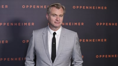Oppenheimer director Christopher Nolan poses at the film's premiere in Paris. (AFP) Oppenheimer director Christopher Nolan poses at the film's premiere in Paris. (AFP)