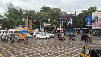 Civic body to acquire land near lane connecting Gunjan Chowk (in pic) needs to be acquired. (Shankar Narayan/HT PHOTO) Civic body to acquire land near lane connecting Gunjan Chowk (in pic) needs to be acquired. (Shankar Narayan/HT PHOTO)