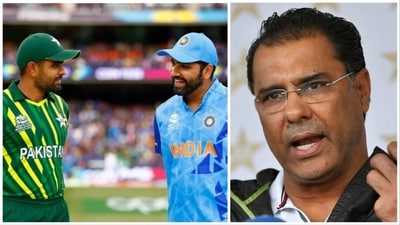 Waqar admitted that Pakistan used to choke against India in ICC events. (AP-Getty Images)