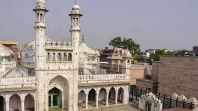 Gyanvapi mosque premises. (HT file) Gyanvapi mosque premises. (HT file)
