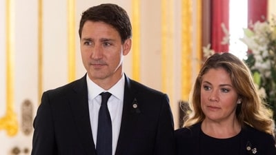 Justin Trudeau (left) and Sophie Gregoire Justin Trudeau (left) and Sophie Gregoire