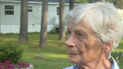 Marjorie Perkins was asleep in her bedroom at her Brunswick house when a man entered her home last week (NEWS CENTER Maine screenshot/YouTube) Marjorie Perkins was asleep in her bedroom at her Brunswick house when a man entered her home last week (NEWS CENTER Maine screenshot/YouTube)