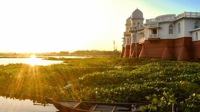 Neer Mahal, once the summer palace of the king of Tripura. (Shutterstock) Neer Mahal, once the summer palace of the king of Tripura. (Shutterstock)