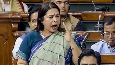 Union Minister Meenakashi Lekhi speaks in the Lok Sabha (PTI) Union Minister Meenakashi Lekhi speaks in the Lok Sabha (PTI)