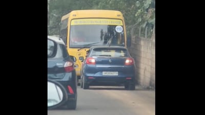 Cops from the Whitefield traffic police station said the vehicle was traced and that the owner of the car was fined for the violation. (X (Twitter)) Cops from the Whitefield traffic police station said the vehicle was traced and that the owner of the car was fined for the violation. (X (Twitter))