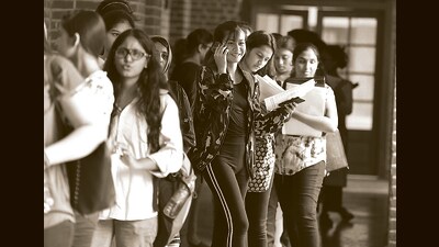 Students have opposed the decision of Chaudhary Bansi Lal University (CBLU), Bhiwani, to bar those who have done postgraduation in one subject from taking admission in another regular postgraduation course, UG course, diploma and certificate course. (HT File Photo/ Representational image)