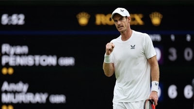 Britain's Andy Murray celebrates (AFP) Britain's Andy Murray celebrates (AFP)