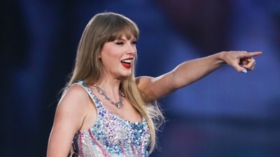 Taylor Swift performs at Levi's Stadium in Santa Clara, Calif. Friday, July 28, 2023. (AP)