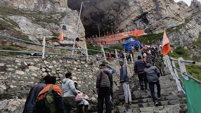 The 62-day annual pilgrimage to Amarnath shrine is scheduled to conclude on August 31. (PTI)