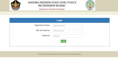 AP Police SI stage 2 registration ends today (slprb.ap.gov.in) AP Police SI stage 2 registration ends today (slprb.ap.gov.in)