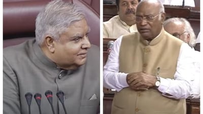 Rajya Sabha chairman Jagdeep Dhankhar said he is never angry because he is married for over 45 years. Rajya Sabha chairman Jagdeep Dhankhar said he is never angry because he is married for over 45 years.