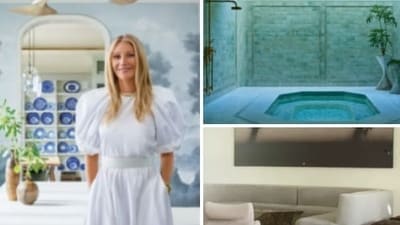 Experience Goop-inspired luxury at Gwyneth Paltrow's Montecito guesthouse on Airbnb! Book a stay for a night of indulgence and ultimate relaxation. (Architectural Digest/YouTube) Experience Goop-inspired luxury at Gwyneth Paltrow's Montecito guesthouse on Airbnb! Book a stay for a night of indulgence and ultimate relaxation. (Architectural Digest/YouTube)