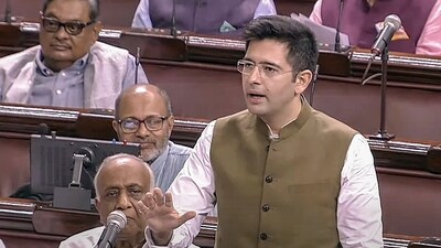 AAP MP Raghav Chadha speaks in Rajya Sabha during the ongoing Monsoon Session of Parliament, in New Delhi. (ANI) AAP MP Raghav Chadha speaks in Rajya Sabha during the ongoing Monsoon Session of Parliament, in New Delhi. (ANI)