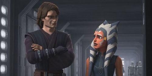 Anakin Skywalker and Ahsoka Tano from Star Wars: Clone Wars (Disney+/ Lucasfilm) Anakin Skywalker and Ahsoka Tano from Star Wars: Clone Wars (Disney+/ Lucasfilm)