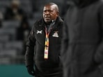Zambia's coach Bruce Mwape looks on during the Australia and New Zealand 2023 Women's World Cup Group C football match between Spain and Zambia Zambia's coach Bruce Mwape looks on during the Australia and New Zealand 2023 Women's World Cup Group C football match between Spain and Zambia