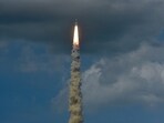 India's LVM3-M4 lifts off carrying the Chandrayaan-3 lander from the Satish Dhawan Space Centre at Sriharikota, India, July 14.
