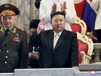 In this photo provided by the North Korean government, North Korean leader Kim Jong Un, right, and Russian Defense Minister Sergei Shoigu attend a military parade to mark the 70th anniversary of the armistice that halted fighting in the 1950-53 Korean War, on Kim Il Sung Square in Pyongyang, North Korea Thursday, July 27. In this photo provided by the North Korean government, North Korean leader Kim Jong Un, right, and Russian Defense Minister Sergei Shoigu attend a military parade to mark the 70th anniversary of the armistice that halted fighting in the 1950-53 Korean War, on Kim Il Sung Square in Pyongyang, North Korea Thursday, July 27.
