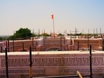 The site of the Ram Mandir in Ayodhya. (Ravinder Singh/HH)