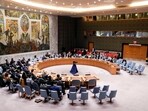 India responding to the issue of Kashmir raised by a Pakistani representative during the UN Security Council’s Open Debate on Famine and Conflict-Induced Global Food Insecurity. (File) India responding to the issue of Kashmir raised by a Pakistani representative during the UN Security Council’s Open Debate on Famine and Conflict-Induced Global Food Insecurity. (File)