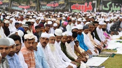 Muslim Ekta Manch President Haji Sajjad Khan said Friday prayers will not be offered in the open in Gurugram. (Photo by Santosh Kumar / Hindustan Times/ Representational)