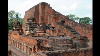 A view of the ruins of Nalanda in the ancient kingdom of Magadha, now Bihar. (Parwaz Khan /HT PHOTO) A view of the ruins of Nalanda in the ancient kingdom of Magadha, now Bihar. (Parwaz Khan /HT PHOTO)