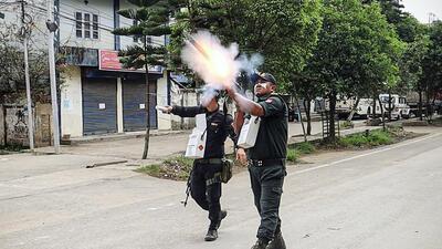 Paramilitary personnel in Manipur. (ANI) Paramilitary personnel in Manipur. (ANI)